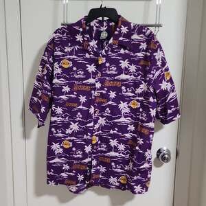 Reyn Spooner Lakers button up shirt Mens XL (Pre-owned)